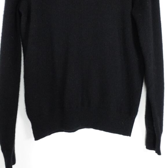 Fair Condition Quince Men’s Turtleneck Sweater Black Mongolian Cashmere Small - Picture 3 of 8